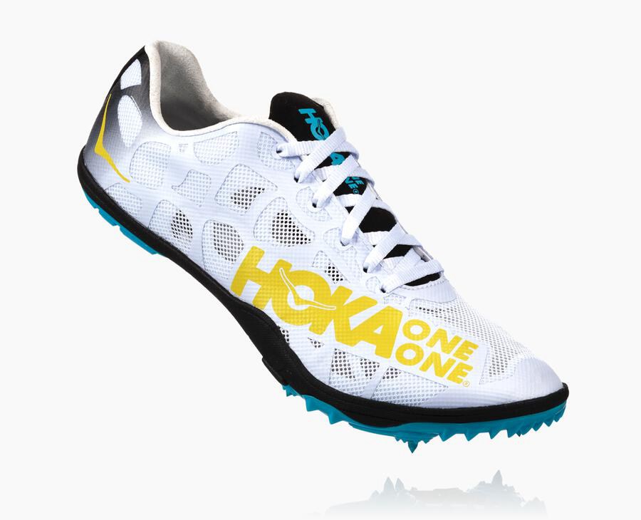 Hoka Australia One One Rocket X - Mens Spikes White - WXUAC-7912